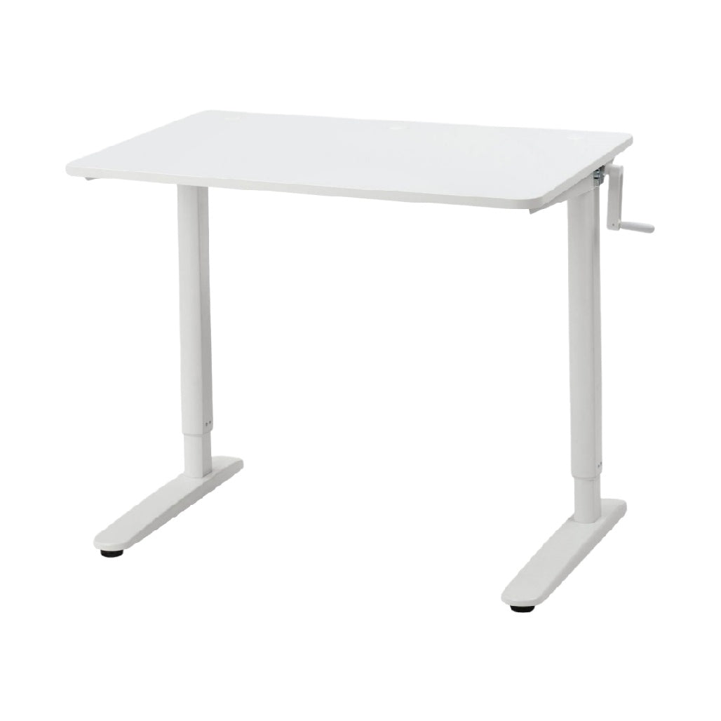 Table réglable en hauteur pour bureau en métal et aggloméré - 120 x 60 x 75