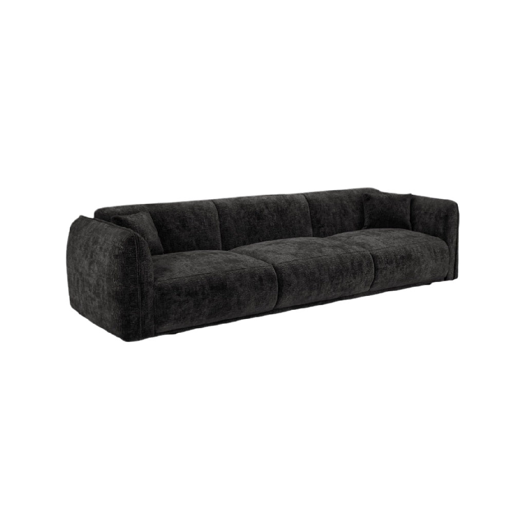 Canape moderne en tissu - Pour salon ou espace détente - En polyester - 230 x 90 x 80