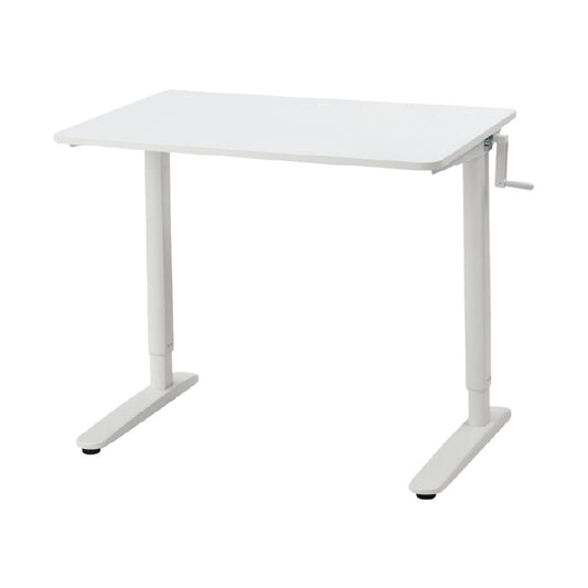 Table réglable en hauteur pour bureau en métal et aggloméré - 120 x 60 x 75