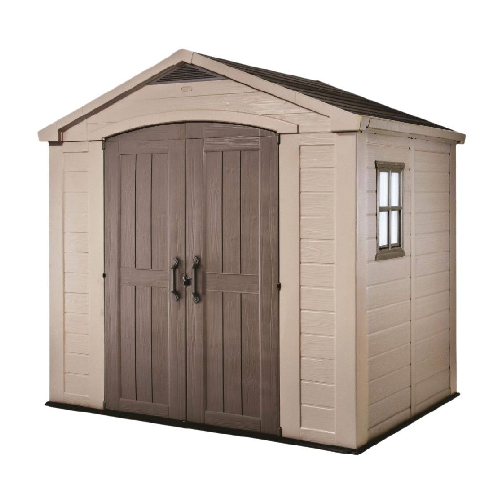 Abri de jardin en résine pour extérieur - 180 x 120 x 200